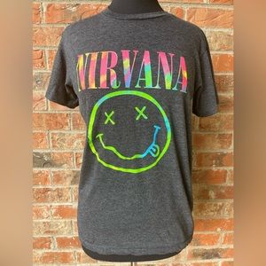 Nirvana Vintage Wash Cotton T-Shirt EUC